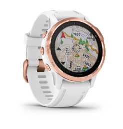 Garmin International Fēnix 6S Pro 010-02159-10 10 Garmin International Fēnix 6S Pro 010-02159-10 -Potomac River Running SHOP 010 02159 10 WhiteRoseGold C