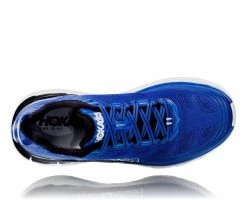 Men's HOKA Bondi 6 - 1019269-GBAN -Potomac River Running SHOP 1019269 GBAN GalaxyBlueAnthracite D