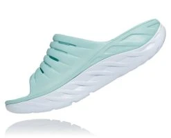 Women's HOKA Ora Recovery Slide - 1099674-EBWH -Potomac River Running SHOP 1099674 EBWH 4