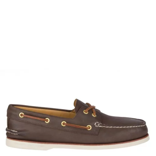 Sperry Men's Gold Cup Authentic Original 2-Eye Boat Shoe In Brown -Potomac River Running SHOP 219493 000 1100x
