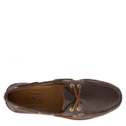 Sperry Men's Gold Cup Authentic Original 2-Eye Boat Shoe In Brown -Potomac River Running SHOP 219493 top 1 1100x
