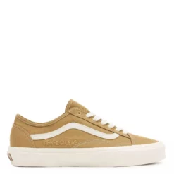 Vans Women's Eco Theory Old Skool Tapered In Mustard Gold/True White