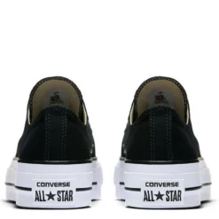 Converse Women's Chuck Taylor All Star Lift Low Top In Black -Potomac River Running SHOP c o convers chuck taylor all star lift low top black 560250c 6 1100x