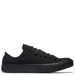 Converse Chuck Taylor All Star Mono Canvas Low Top In Black Monochrome