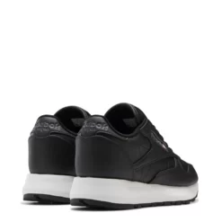 Reebok Women's Classic SP Vegan In Core Black/Pure Grey 7 -Potomac River Running SHOP gx8692 6 footwear photography back lateral top view white 1100x