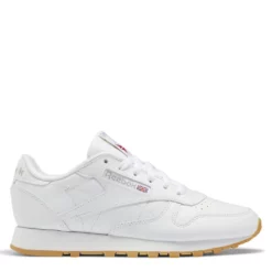 Reebok Women's Classic Leather In Ftwr White/Pure Grey 3/Reebok Rubber Gum-03