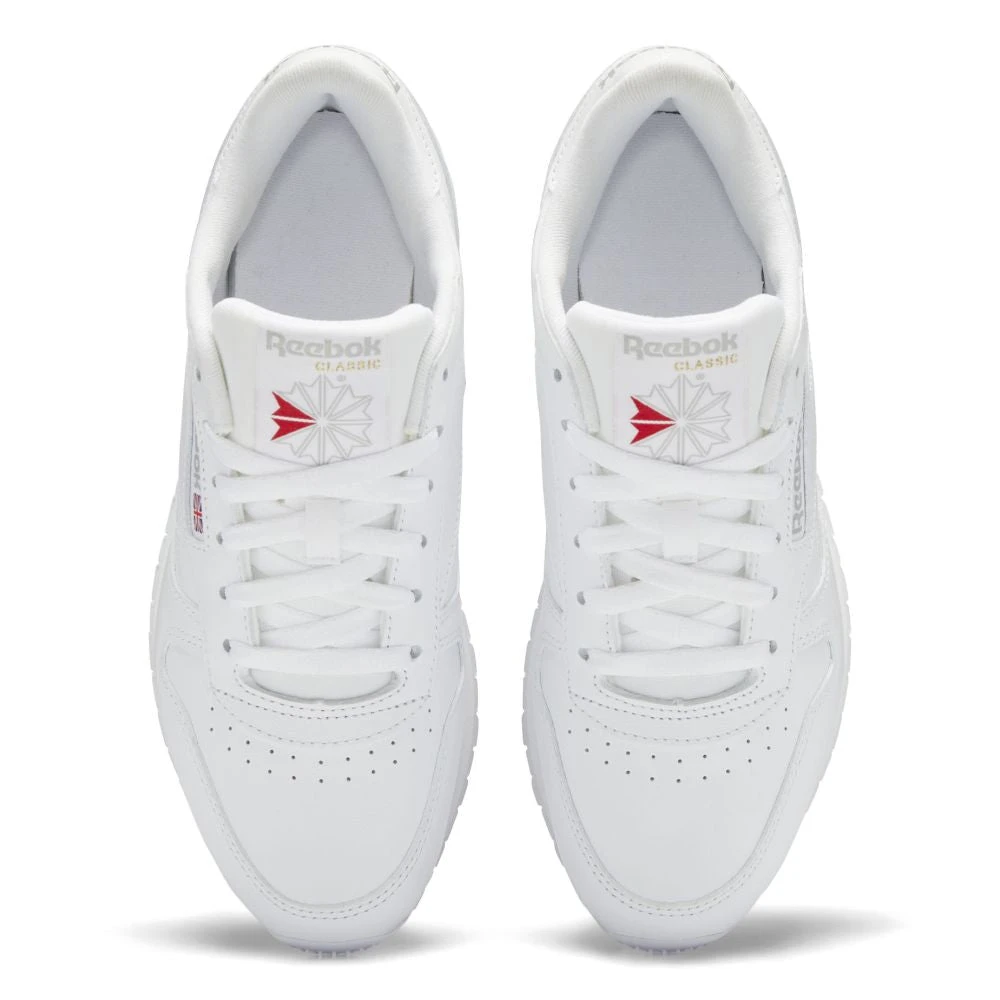 Reebok Women's Classic Leather In Cloud White/Cloud White/Pure Grey 3 5 Reebok Women's Classic Leather In Cloud White/Cloud White/Pure Grey 3 - Image 3