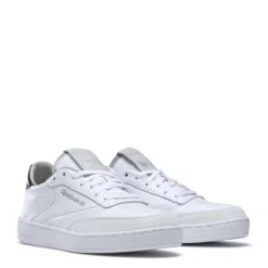 Reebok Women's Club C Clean In Cloud White/Core Black -Potomac River Running SHOP gy1383 5 footwear photography front lateral top view white 1100x