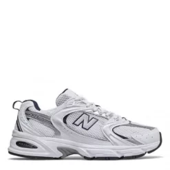 New Balance 530 In White With Natural Indigo