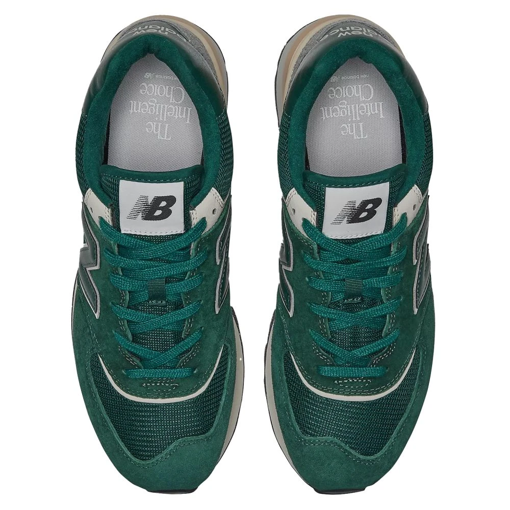 New Balance 574 In Green With Silver 5 New Balance 574 In Green With Silver - Image 3