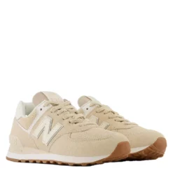 New Balance Women's 574 In Sandstone With Angora And Sea Salt -Potomac River Running SHOP nb wl574nc 1598 2 1100x
