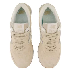 New Balance Women's 574 In Sandstone With Angora And Sea Salt -Potomac River Running SHOP nb wl574nc 1598 4 1100x