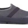 Women's Oofos OOmg Fibre - 5071-Grey -Potomac River Running SHOP oofos oomg fibre low shoe gray a