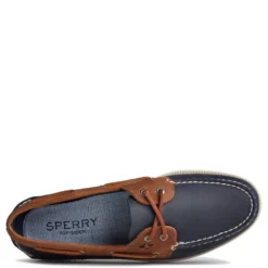 Sperry Men's Authentic Original 2-Eye Wild Horse Boat Shoe In Navy/Sonora -Potomac River Running SHOP sts21718 top 1100x