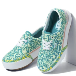 Vans Women's Era Stacked In Wavy Daze Tile Blue -Potomac River Running SHOP vn 0a4btoce5 4250 4 1100x