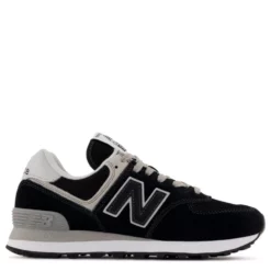 New Balance Women's 574v3 In Black With White