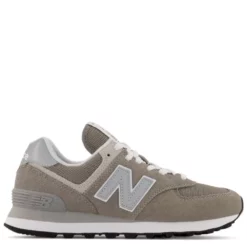 New Balance Women's 574v3 In Grey With White
